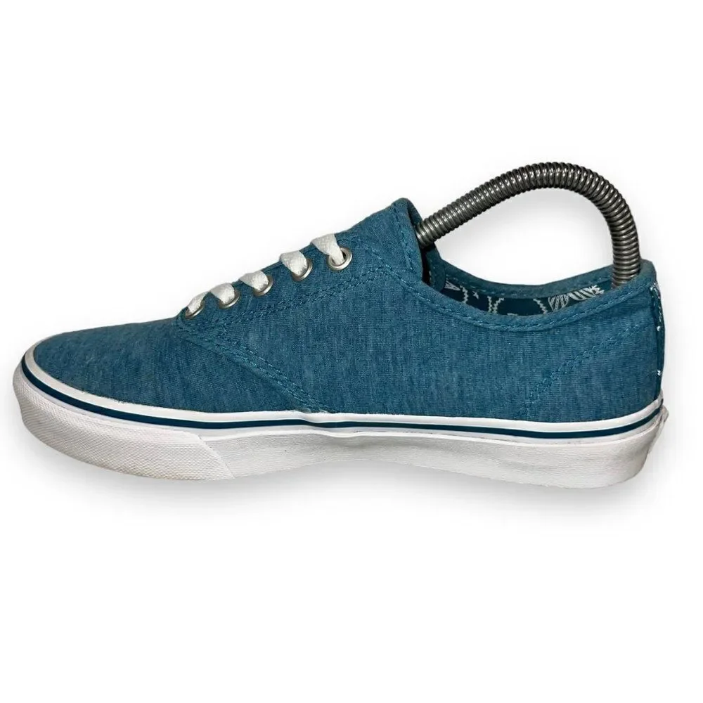 Vans Camden Skate Sneakers Heather Blue / White‎ Women's 8